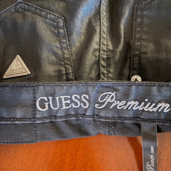 Guess Premium Black Coated Denim - Picture 5 of 6